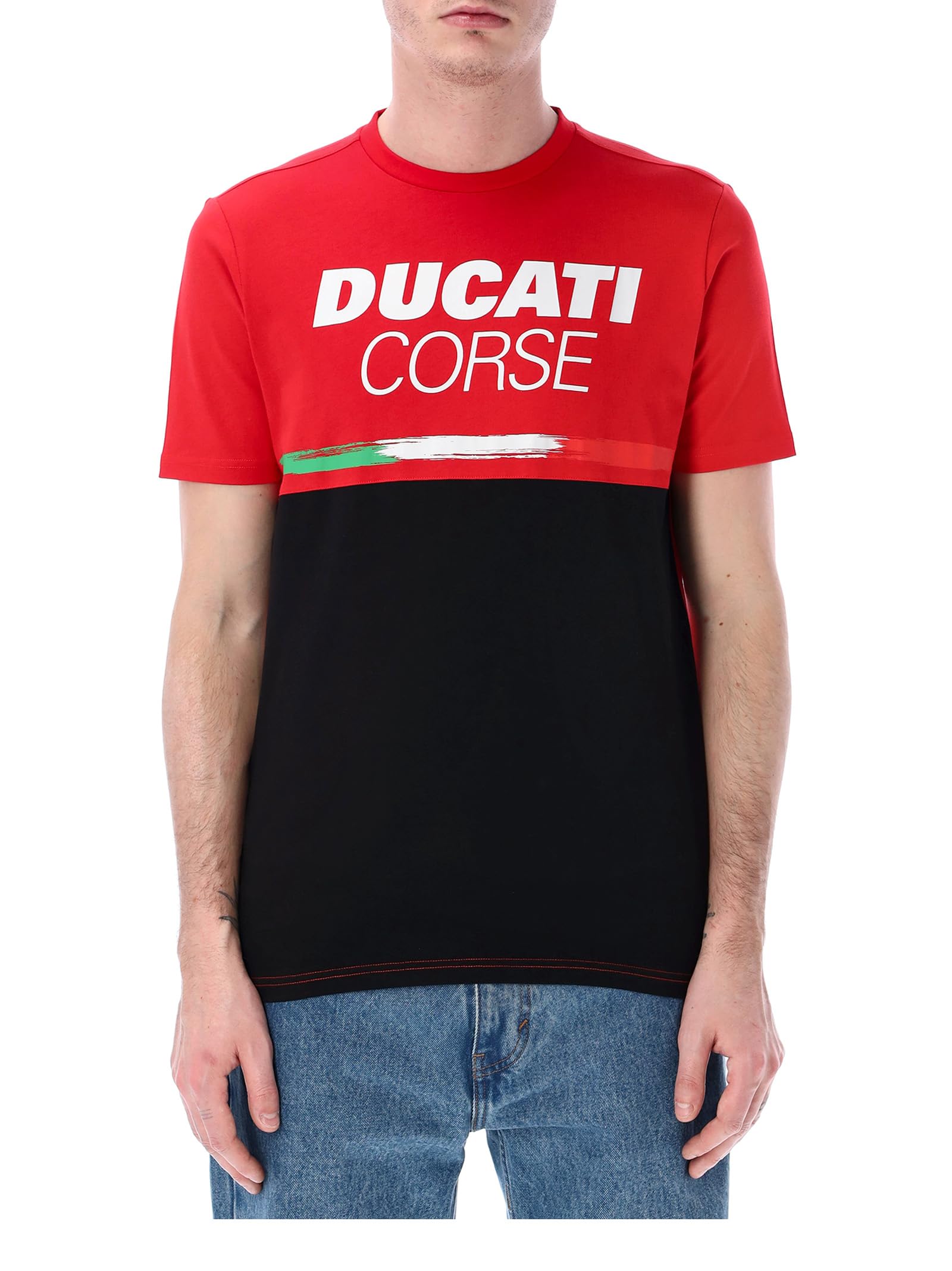 Gp Gruppo Pritelli Men's Red T-Shirt Man Ducati Racing - Ducati Corse-S Small