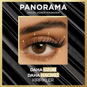 L'Oreal Paris Panorama Hacim Veren Maskara - Siyah