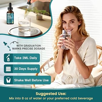 Liposomal Lymphatic Drainage Drops - 21 in 1 Liver Cleanse Detox & Repair with Milk Thistle, Echinacea, Burdock Root, Liposomal Glutathione, Vitamin Complex ''Lymph-Liver'' Gut & Metabolic Health