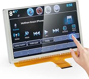 DJ080PA-01A Touch Screen Replacement - 8" Digitizer For Chevy GMC 2014-2018 Models