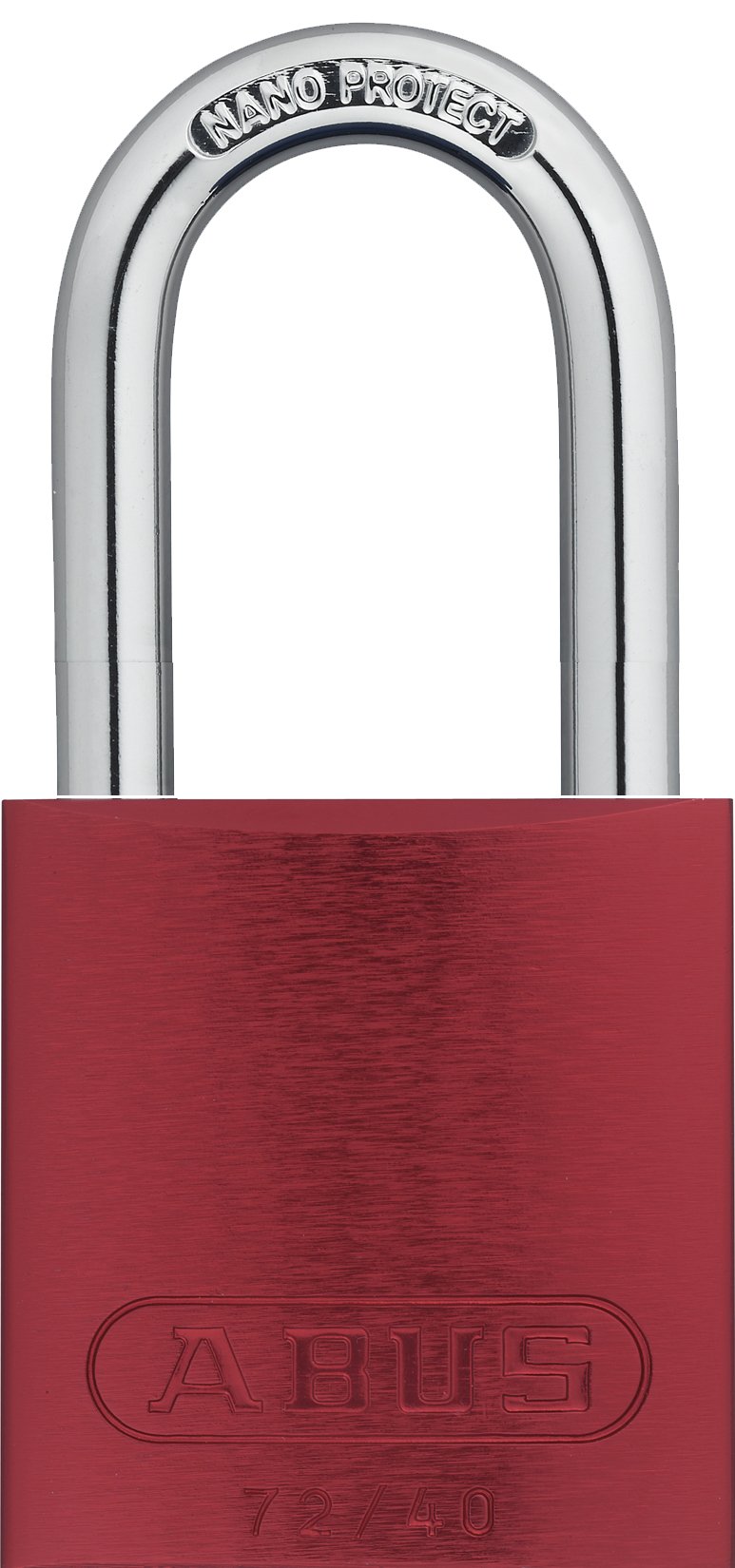 ABUSLockout Padlock, KA, Red, 1/4In Shackle Dia
