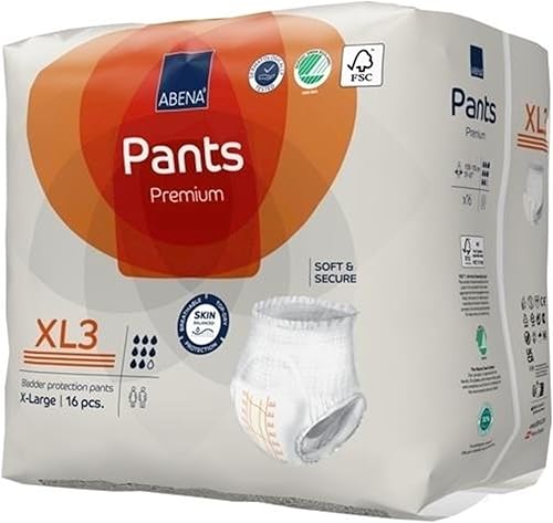 Miniatura 4 de Abena Premium Pants XL3 - Ropa interior desechable con costuras rasgadas, XL, 1000021330, 192 unidades