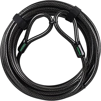 33 ft x 1/2" Heavy Duty Cut-Proof Security Cable, Kayaking & Outdoor Equipment