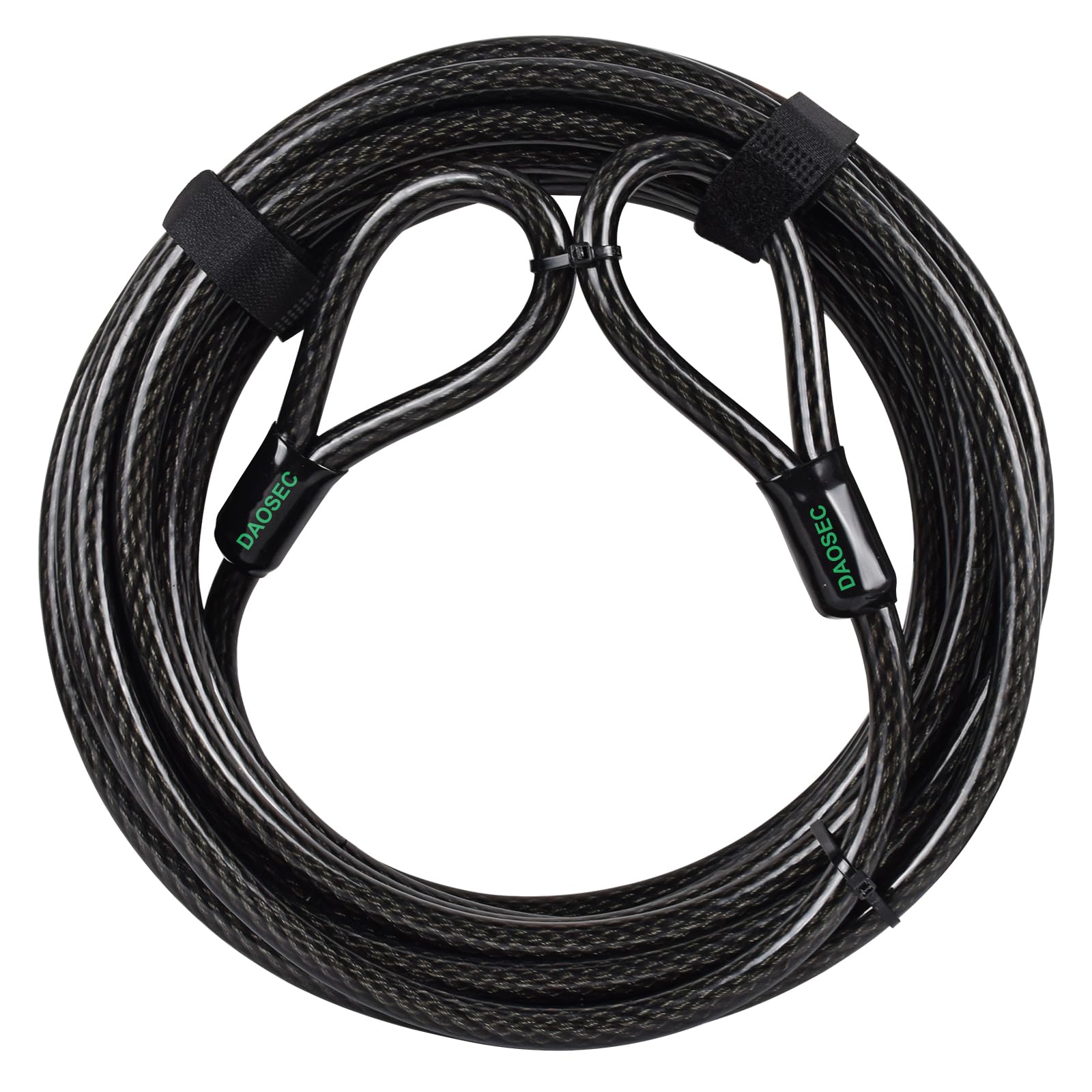 33 ft x 1/2" Heavy Duty Cut-Proof Security Cable, Kayaking &amp; Outdoor Equipment