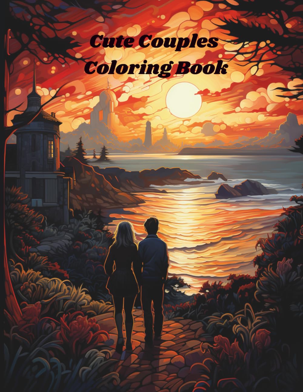 Cute Couples Valentine's Day Coloring Book