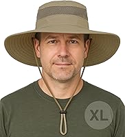 Vista 95 de GearTOP Safari Sun Hat for Men and Sun Hats for Women UV Protection UPF 50+ Hiking, Gardening, Fishing