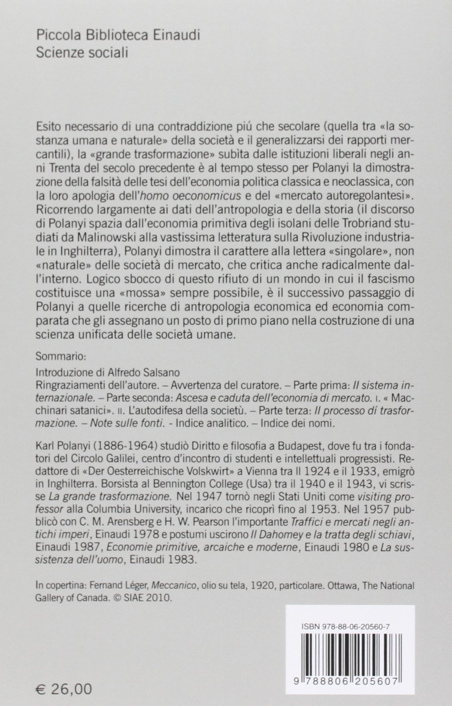 La grande trasformazione. Le origini economiche e politiche della nostra epoca