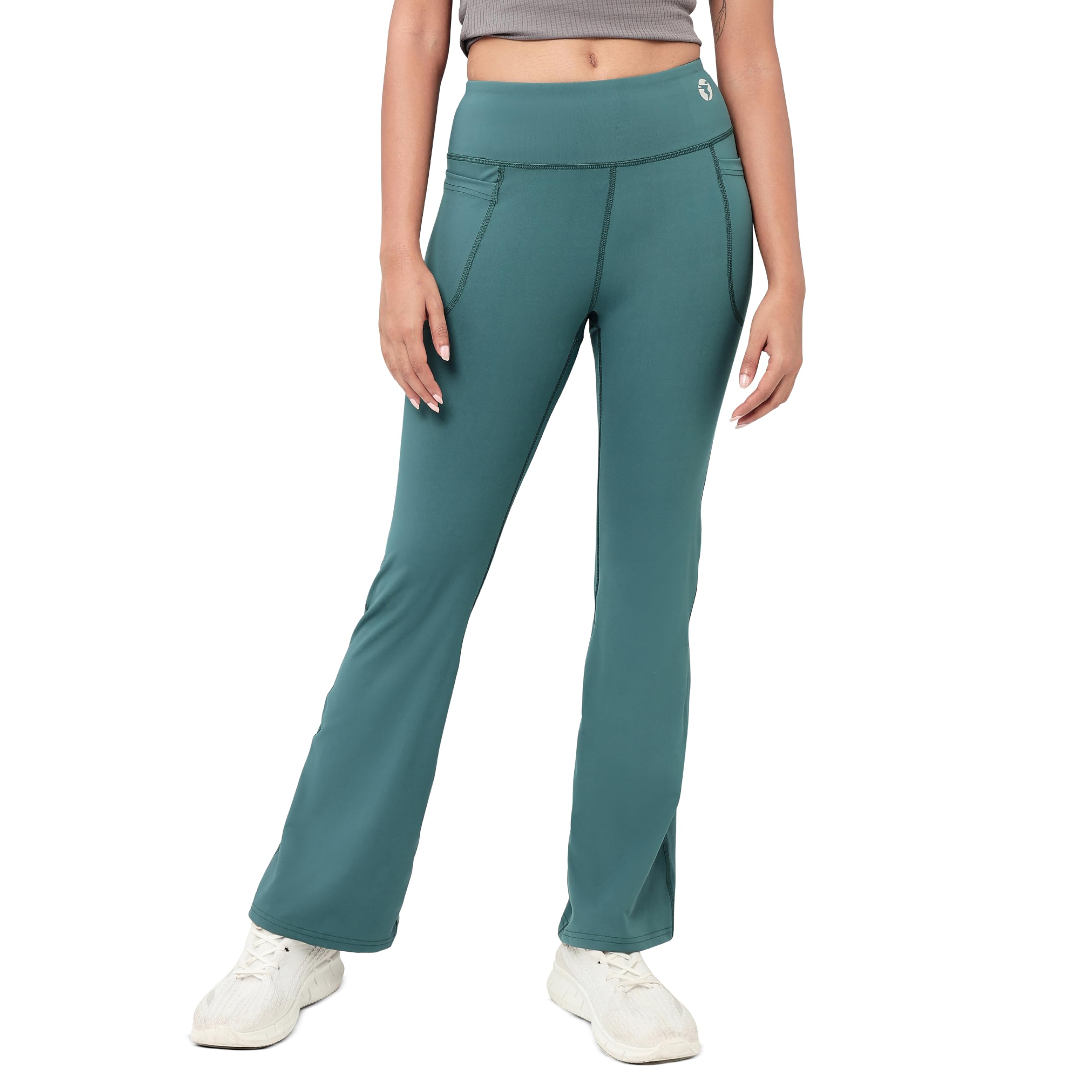 TECHNOSPORT WPW116-123-P - Mallas activas acampanadas para mujer, paquete de 1