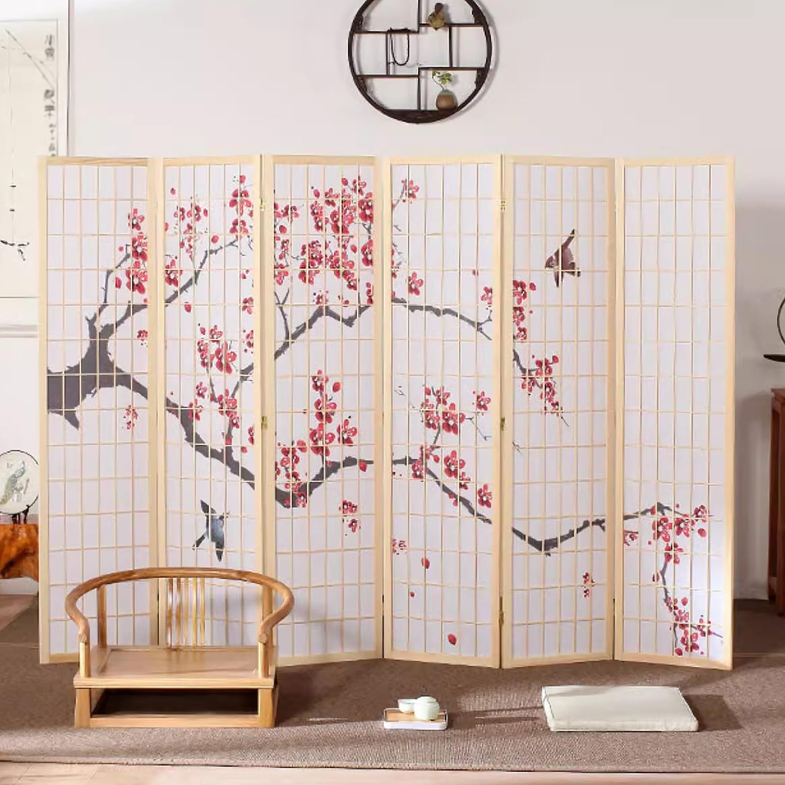 Amazon｜ヴィンテージオリエンタルスタイルルームディバイダー