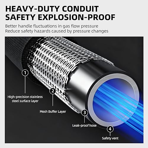 Miniatura 6 de Estufa portátil de camping ligera estufa plegable para mochileros adecuada para acampar al aire libre, cocina, senderismo y picnic, 19800W, color