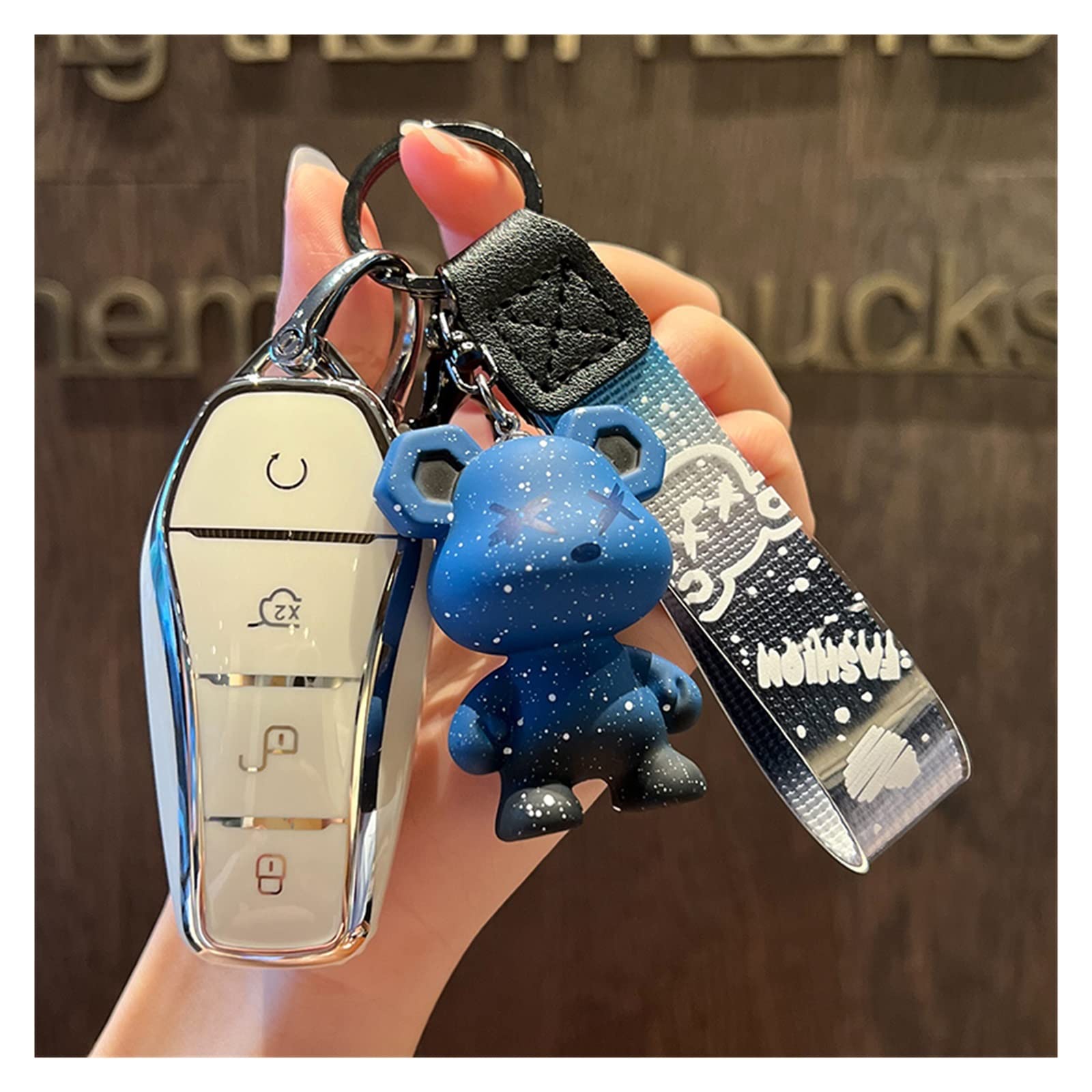 kwmobile Schlüsseltasche Hülle für BYD Atto 3 / Han / Tang / Dolphin