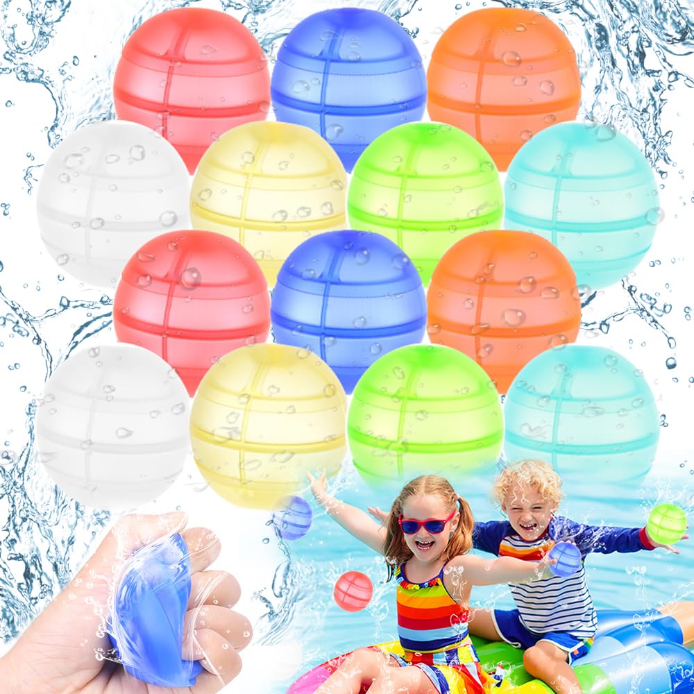 Amazon.co.jp: 【2025年新型&磁石なし・誤飲なし】水風船 割れない 再