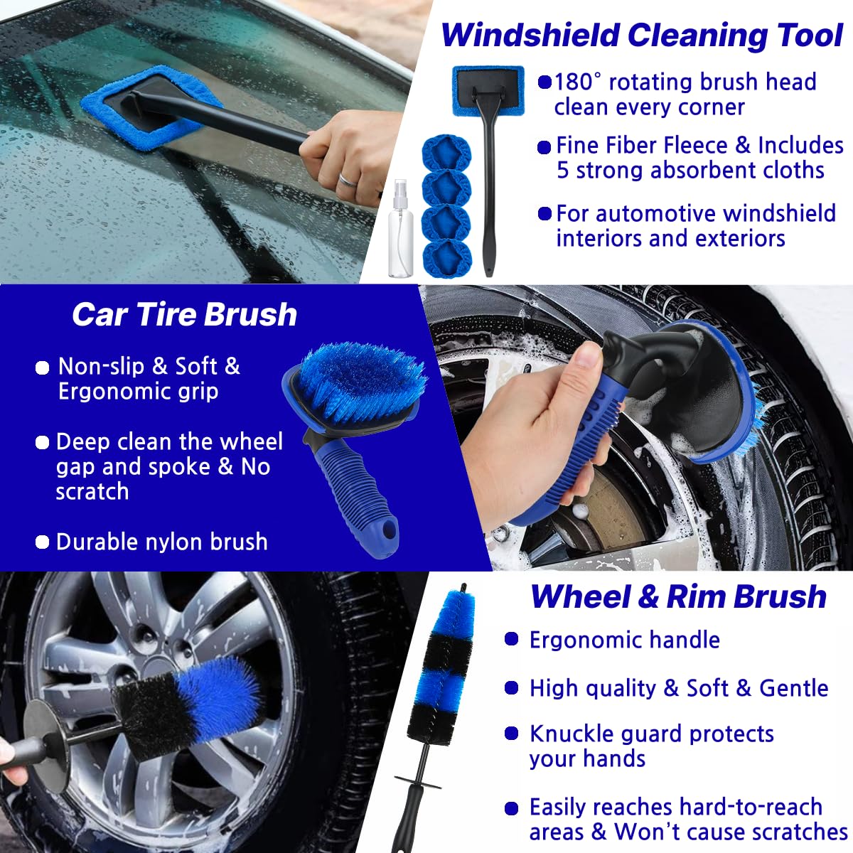 Macchina Pulita Di Washington Dell'automobile, Lavaggio Di Automobile Lavaggio Con La Spugna E Tubo Flessibile 124417108