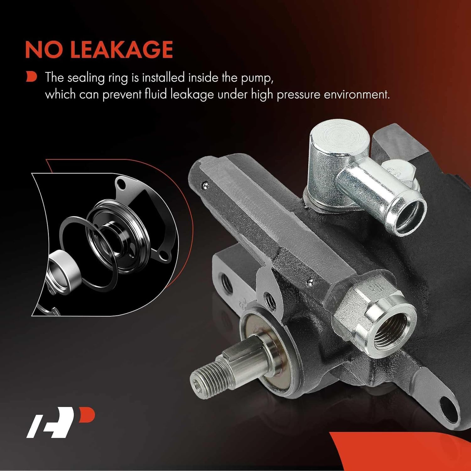 A-Premium Power Steering Pump, Compatible with Toyota Camry 1988 1989 1990 1991, 2.5L, Replace # 4432032120, 4432032140