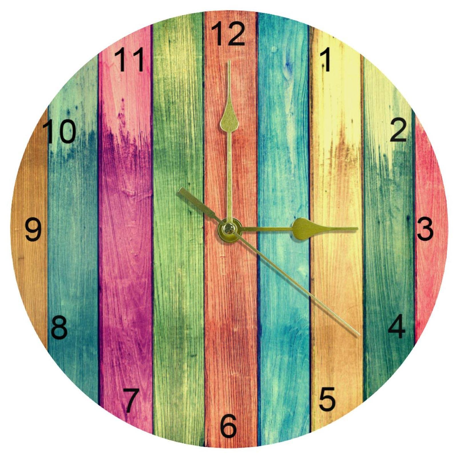 Horloge murale en bois originale, le cadeau idéal pour la maison