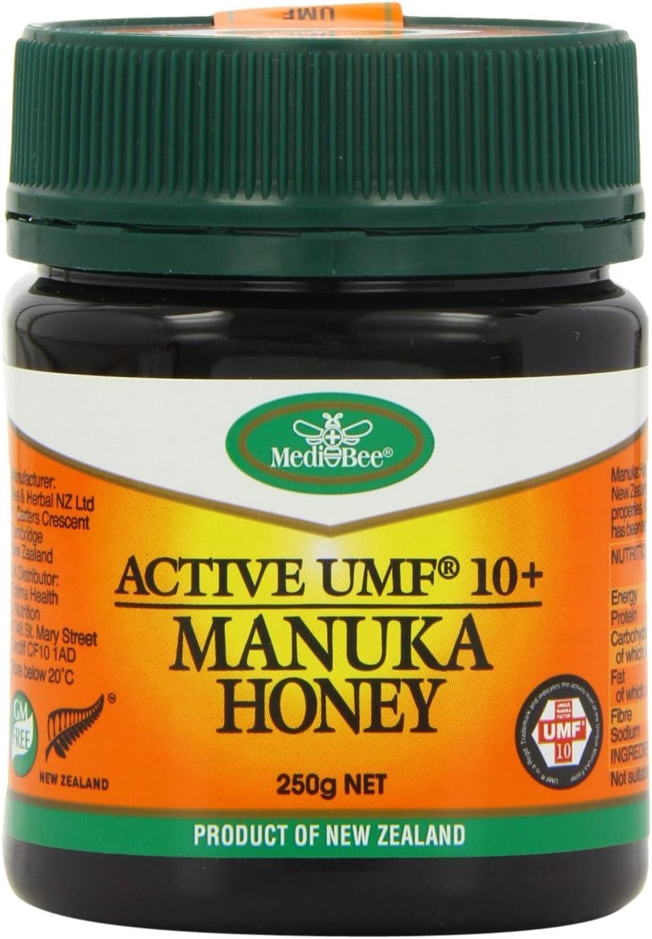 (10 PACK) - Medi-bee - Active UMF 10+ Manuka Honey | 250g | 10 PACK BUNDLE
