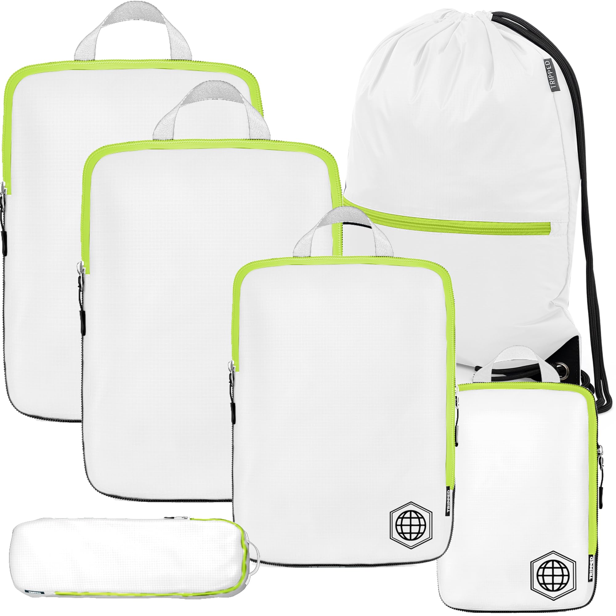 TRIPPED Extra Large Compression Packing Cube 6-Piece Set