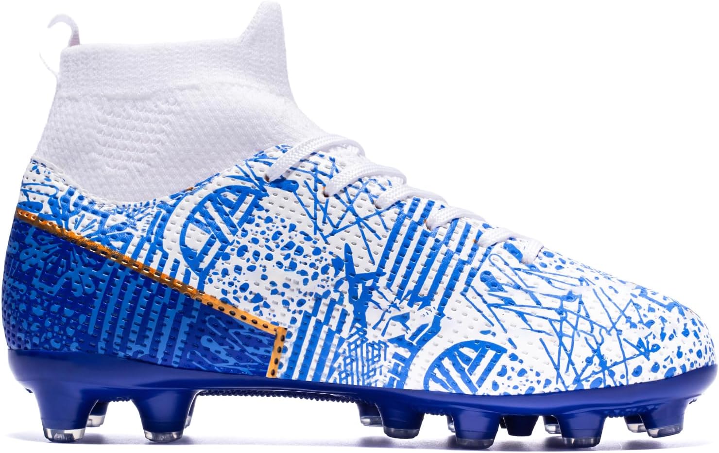 Soccer Cleats Boys Girls High-top Training Soccer Shoes