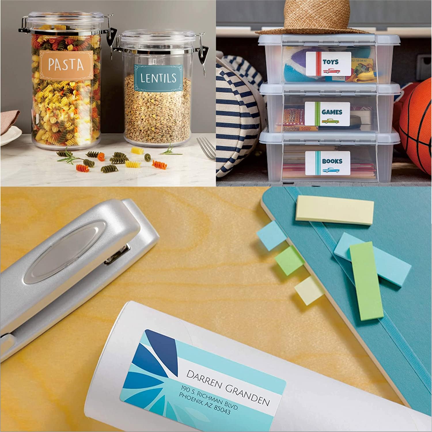 Dhaolabel Address Labels 1" x 2-5/8" Shipping Labels for Laser Jet Printers (30 Sheets, 900 Labels) : Office Products