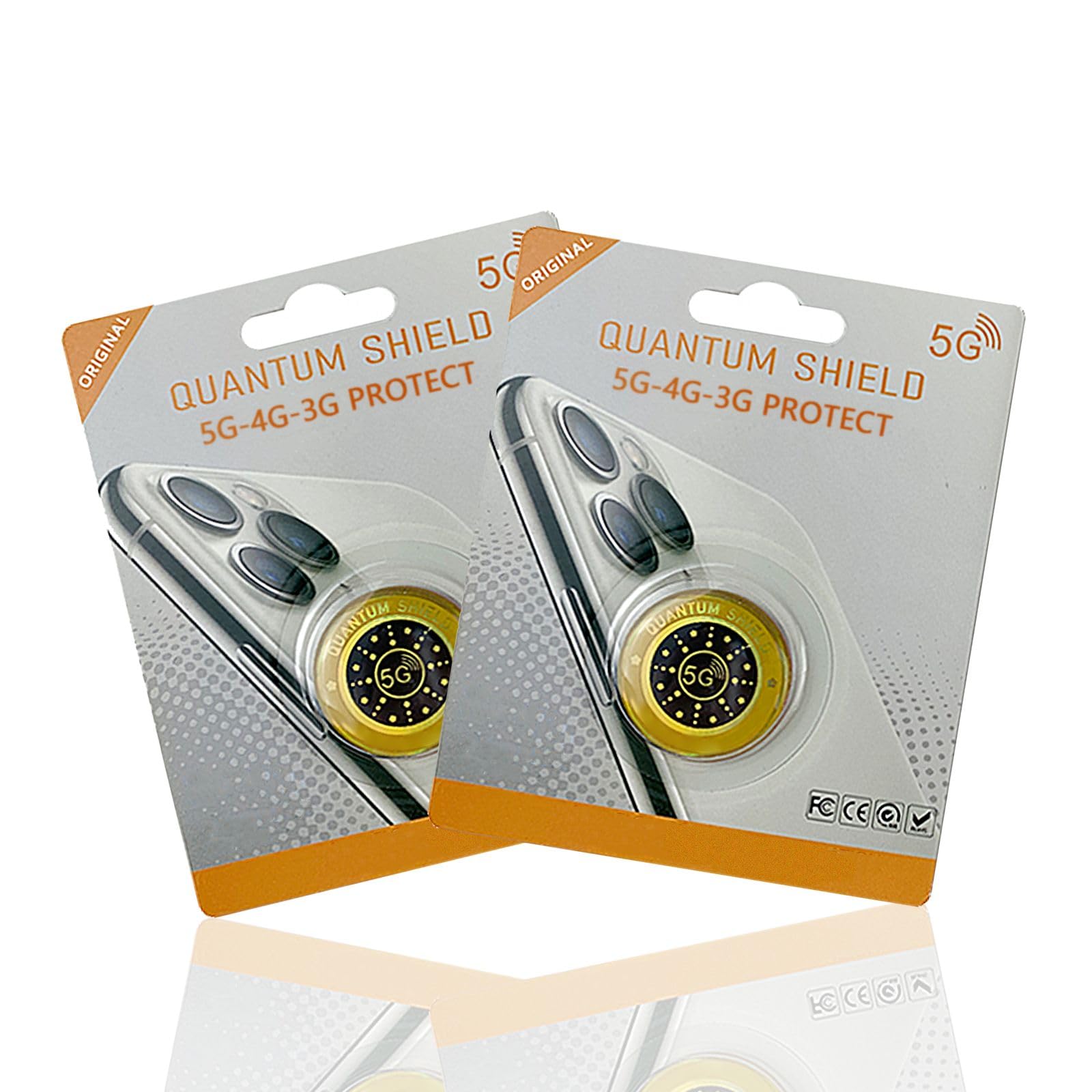 (2 Pcs/Original) of Cell Phone Protection Neutralizers Stickers, Blockers Equipment Stickers - Ultrathin - 99% Effective Protector Cell & Smart Phones/Tablets/Laptops