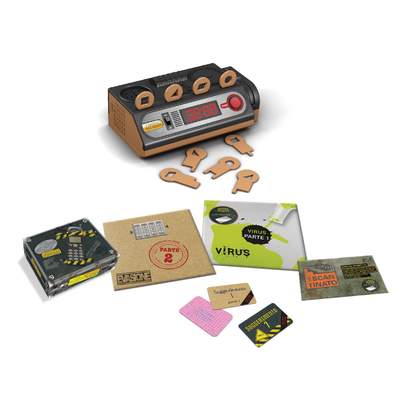 Cranio Creations - Escape Room Il Gioco Nuova Edizione, 3 Appassionanti Nuove Avventure Per L'Escape Room Da Tavolo Più Famosa, Edizione in Lingua Italiana