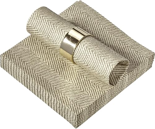 Miniatura 2 de Silver Spoons Elegantes servilletas de lino, servilletas de fiesta desechables perfectas para postres, servilletas de cena clásicas para eventos de