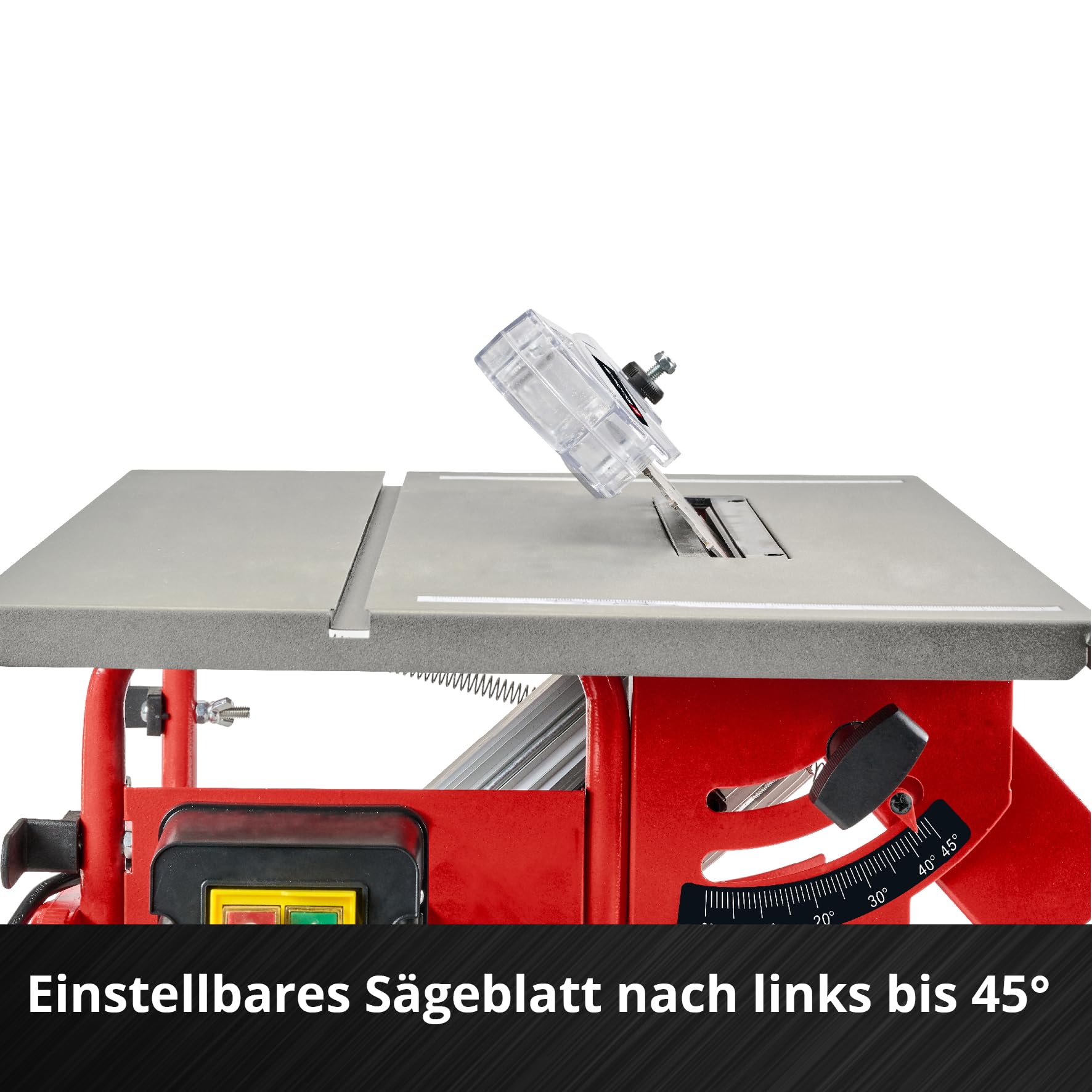Einhell Tischkreissäge TC-TS 8 I (800 Watt, 45 mm Schnitthöhe, Ø 200 mm Sägeblatt, Winkelanschlag, Parallelanschlag, Absauganschluss, inkl. HW/TCT-Sägeblatt)