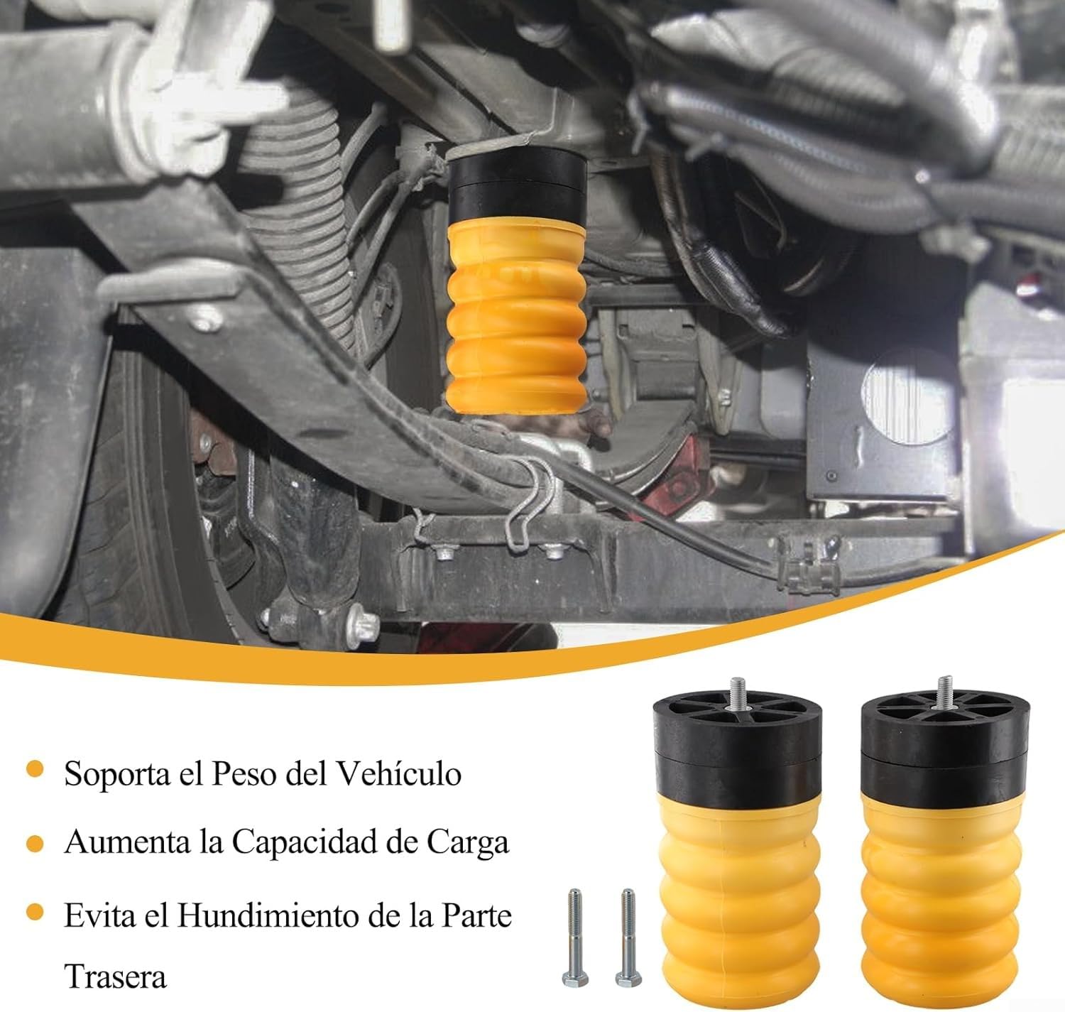 Kit de suspensión de aire trasero para SSR-313-54 para Ducato para Jumper Boxer 2006+, Kit de resorte auxiliar de aire trasero Amortiguador de tope para suspensión piezas de repuesto
