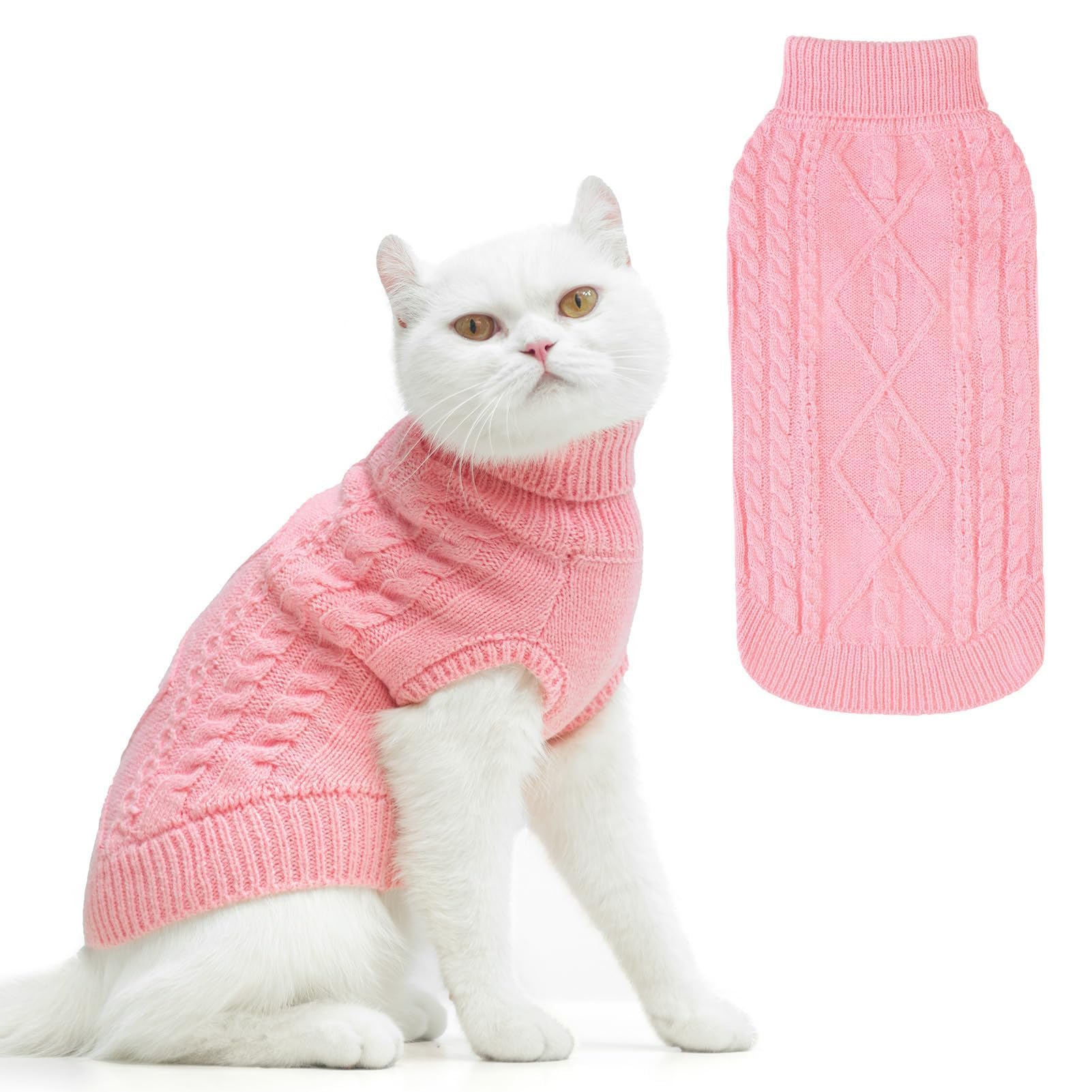 Winter Cat Sweater Coat Knitwear Medium