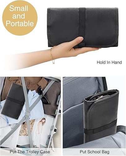 Miniatura 5 de Relavel Estuche para brochas de maquillaje, estuche para brochas de maquillaje, organizador de bolsa de cosméticos, organizador de viaje portátil