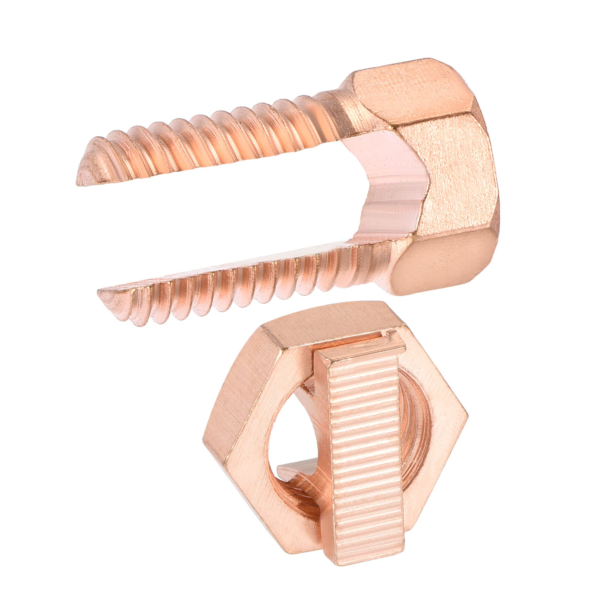 Sourcing Map 100pcs Cosse à Sertir Câble SC10-6 Non Isolé U-Type