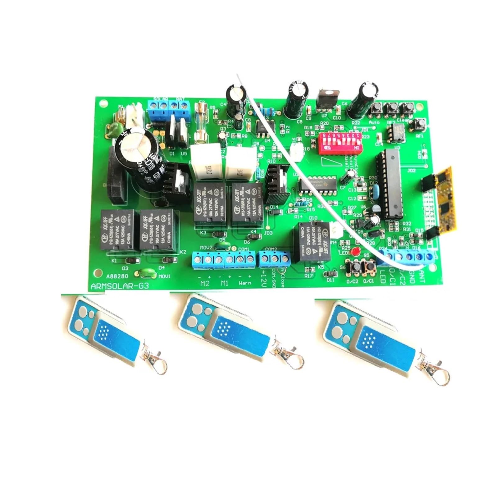 150kg Automatic Swing Gate Opener Motor Operator Circuit Board Electronic Card Controller(Kit 4)