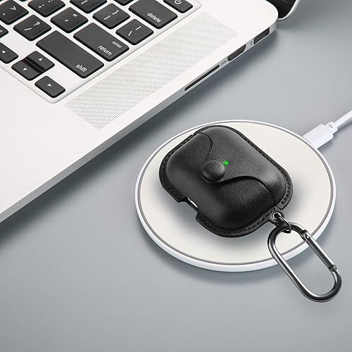 Miniatura 9 de Maxjoy Funda de piel para AirPods Pro 2, Airpods Pro con llavero y correa para Airpod compatible con Apple Airpod Pros de 2 generación 2023