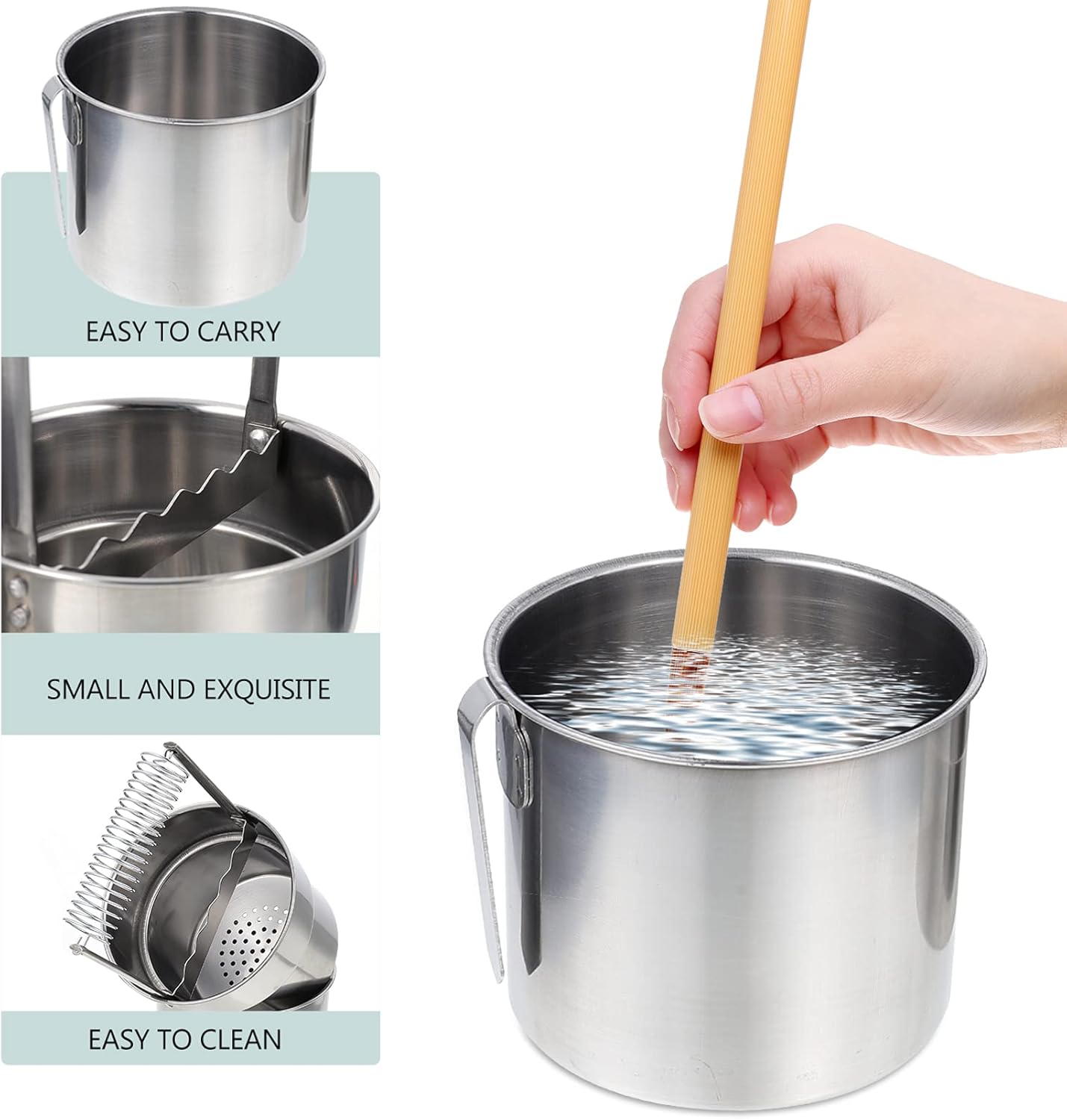 Stainless Steel Paint Brush Washer Portable Artist Brush Cleaning Basin Double Filtration Compact Design for Efficient Pen Cleaning for Oil Painting Supplies