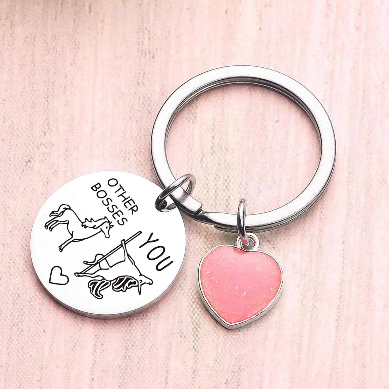 Bundle – 2 Items: Chaos Cordinator Keychain and Boss Keychain, Boss Lady Gifts For Women Chaos Cordinator Appreciation Jewelry, Mentor Gifts For Women Work Bestie Keyring, Leadership Key Chain image 5