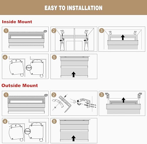 Miniatura 7 de Changshade Persiana enrollable opaca personalizada, persianas enrollables para ventana con control de luz de privacidad, protección UV, aislamiento