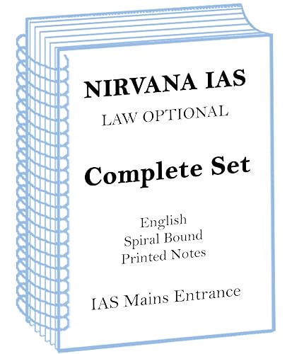 Complete Nirvana IAS Law Optional Study Notes for Mains Entrance