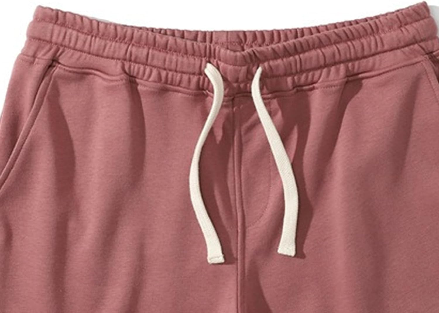 Maiyifu-GJ Men's Cotton Casual Athletic Shorts Elastic Waist Drawstring Gym Workout Running Shorts Summer Jogger Short Pants