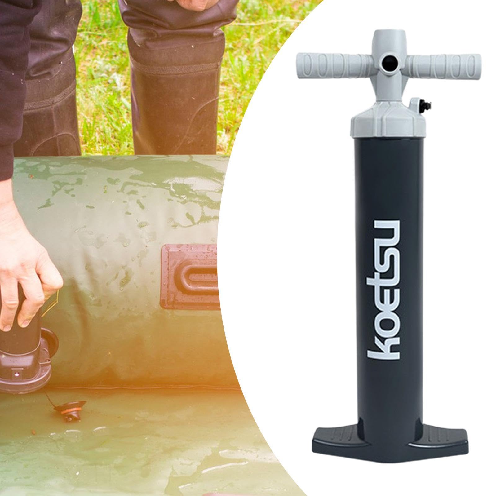 Pompe à Main Bidirectionnelle Haute Pression - Pour Paddle, Kayak, Bateau Gonflable | Portable, Léger (850g) - 3