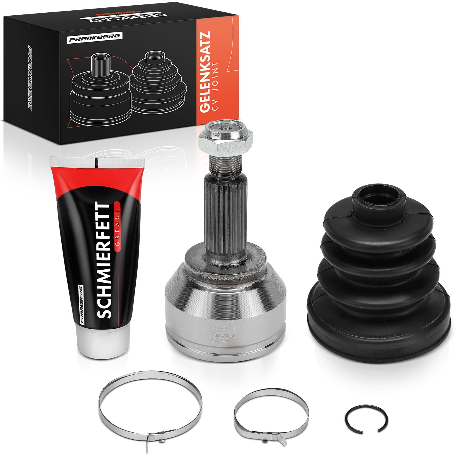 Frankberg Kit de juntas homocinéticas lado de la rueda eje delantero | Compatible con: Mondeo III Berlina B4Y, Mondeo III B5Y, Torneo Mondeo III BWY