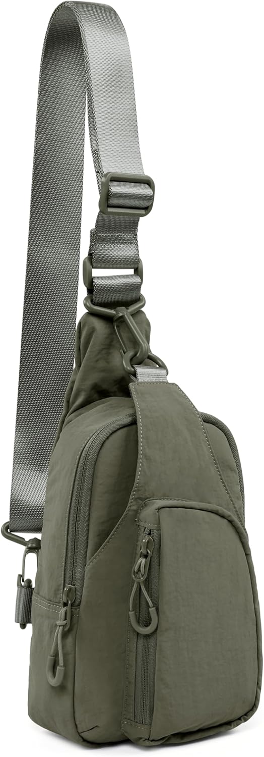 ODODOS Daily Sling Bag with Adjustable Straps Crossbody Chest Bag Lightweight Small Backpack for Casual Traveling Hiking ODODOS Daily Sling Bag with Adjustable Straps Crossbody Chest Bag Lightweight Small Backpack for Casual Traveling Hiking