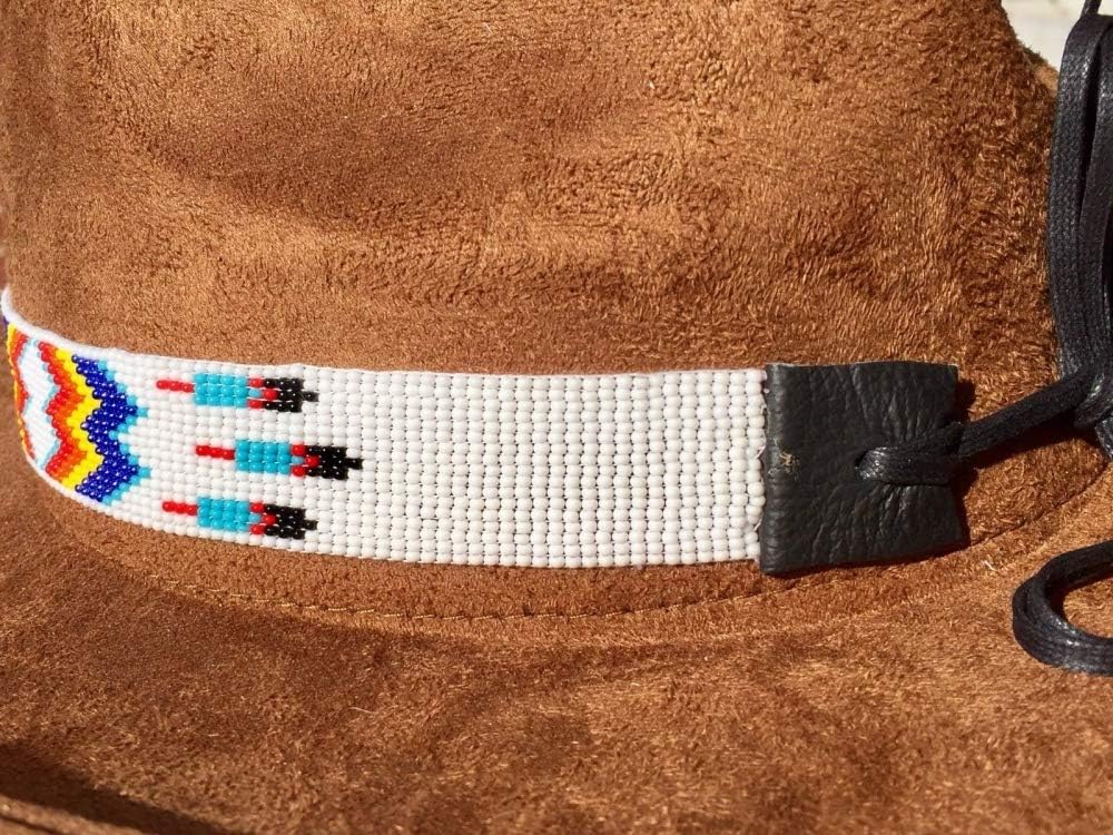 Cowboy Western Beaded Hat Band Rodeo Style Handmade