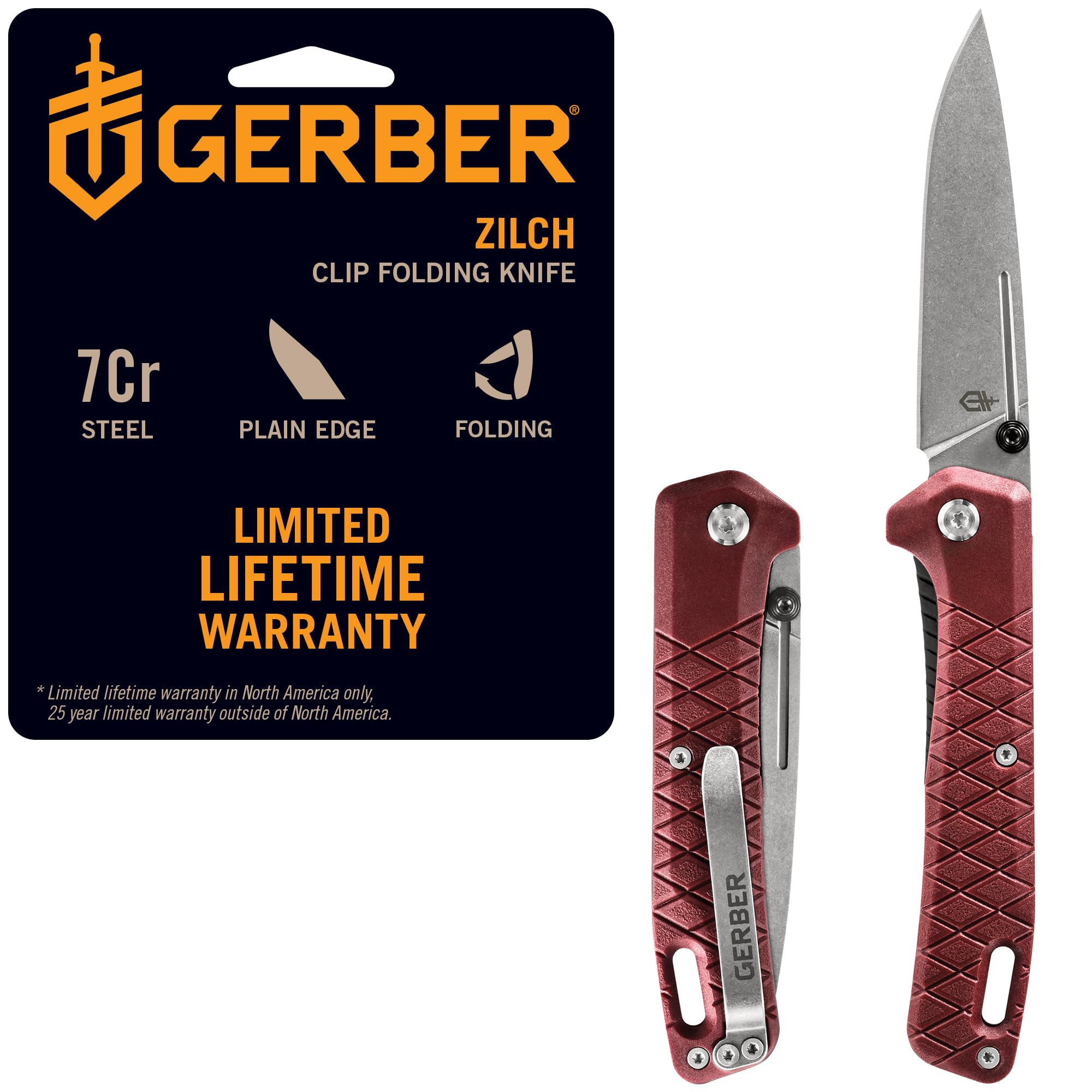 Gerber Zilch, czerwony (Drab Red)