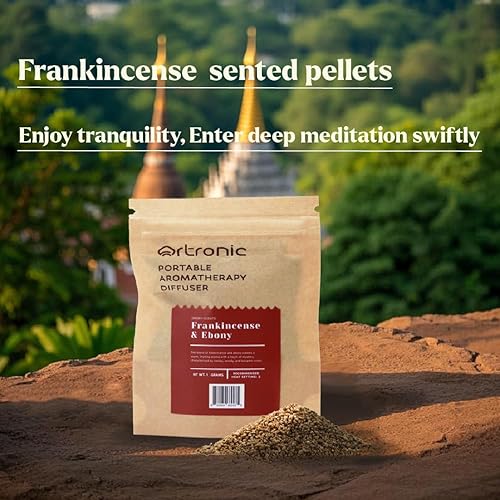 Miniatura 8 de Orbby - Kit de iniciación de difusor de aroma  Difusor de aroma (versión de lujo dorado) + recambio de pellets perfumados de incienso (0.35 onzas)