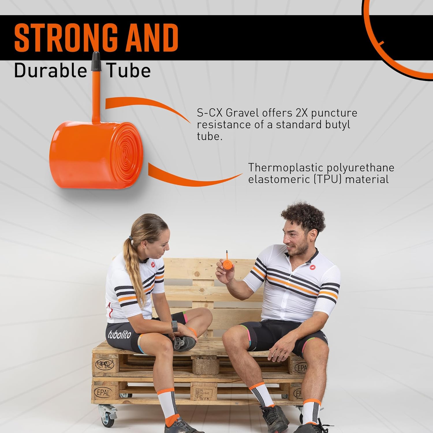 Tubolito S-Tubo CX/Gravel-All TPU Inner Tube 700C x 30-47mm, 32-50mm 42mm/60mm Presta Valve | Lightest Bike Tubes Worldwide | Specifically Designed