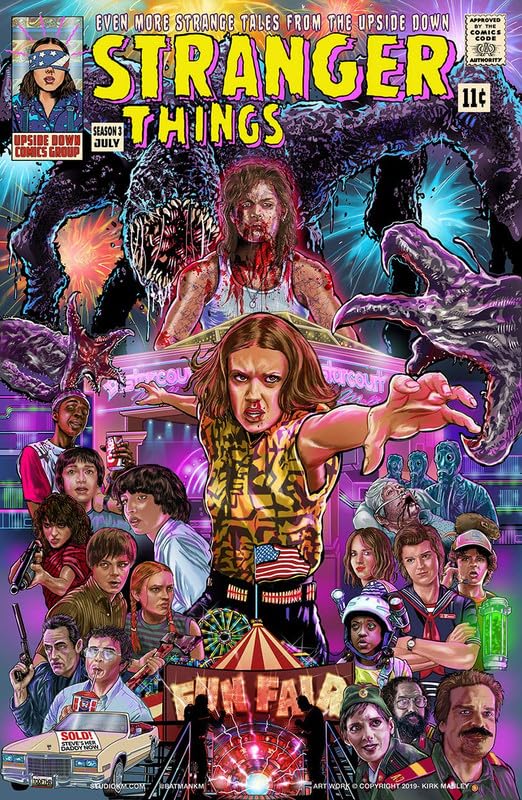 D. Creative Stranger Things Poster - Stranger Things Merchandise