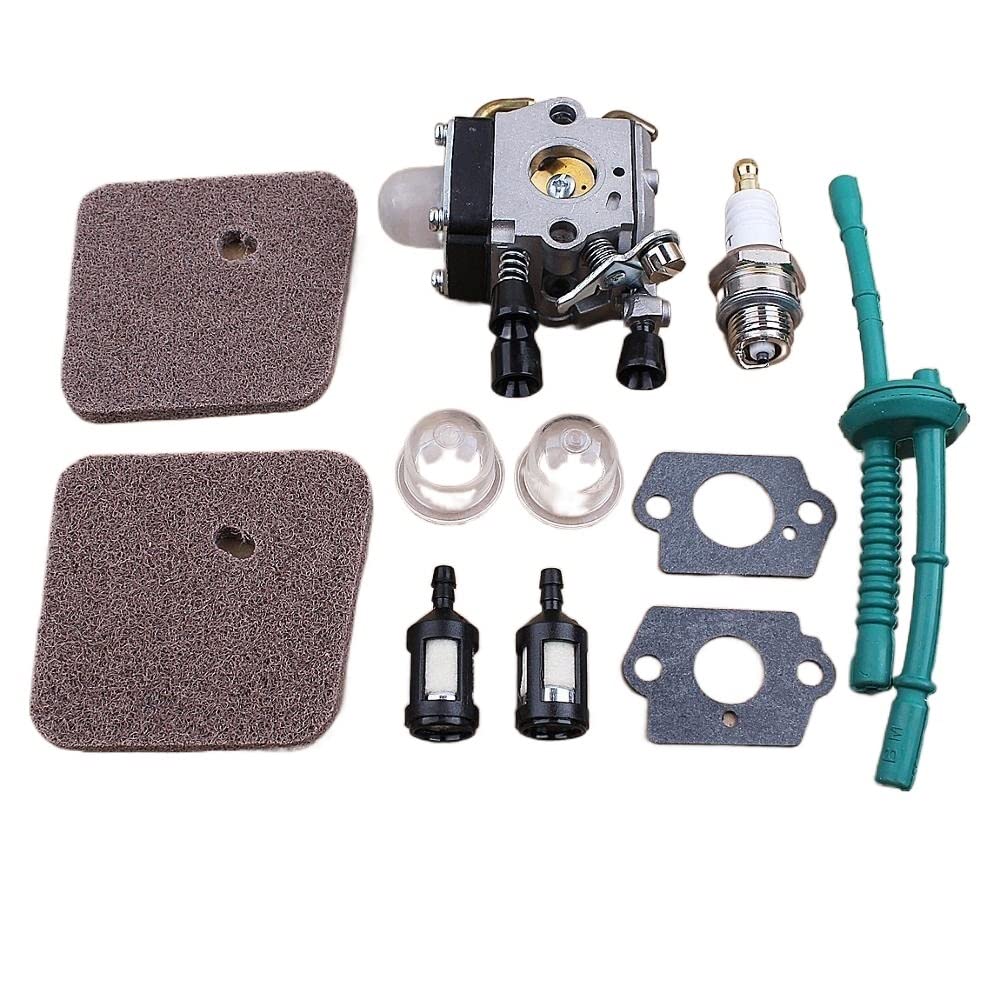 Kit de Filtro de Combustible de Aire for carburador Compatible con Stihl FS38 FS45 FS46 FS55 KM55 FS85 Juntas de carburador desbrozadora cortadora de césped