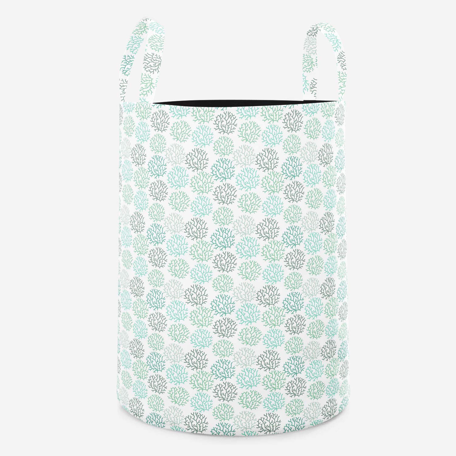 ArtzFolio Spring Leaves Foldable Open Storage Bin | Organizer Box, Toy Basket, Shelf Box, Laundry Bag | Canvas Fabric Round; 14 inch Diameter x 18 inch Height