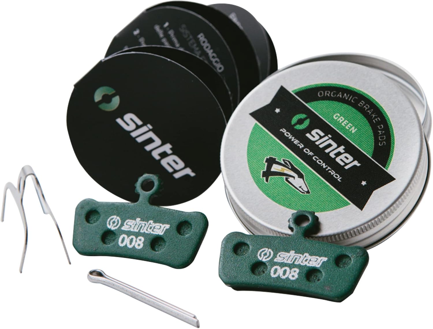 Sinter Green s2032 Compound Organic Disc Brake Pads