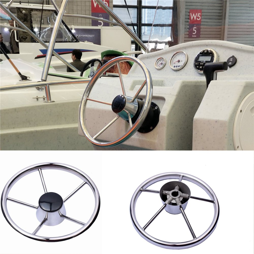 Bouton Volant Spinner Antidérapant En Silicone - Poignée De Puissance Pour Voiture, Grand Pommeau De Direction Compatible Avec Tous Volants - Pour Camion, Bateau, Tracteur